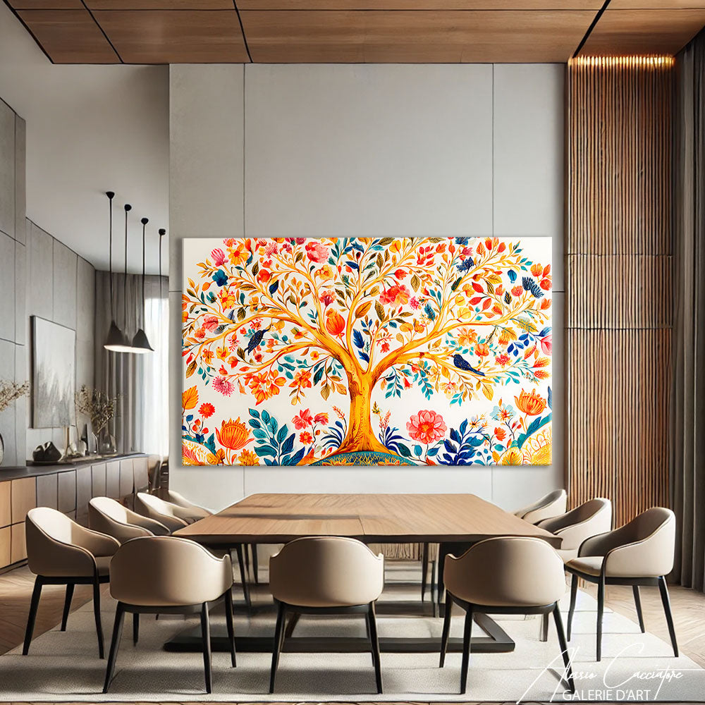  Tableau Moderne Arbre de Vie