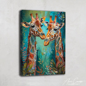 Déco Toile Girafe