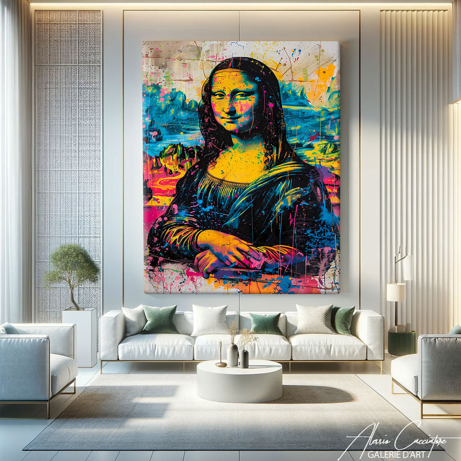 Tableau Joconde Pop Art – mise en situation
