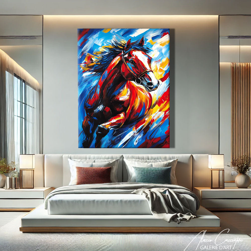 MULTICOLOR HORSE PAINTING