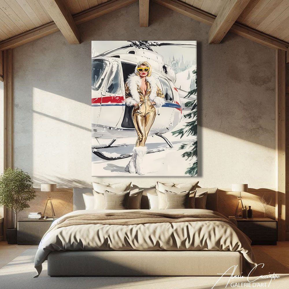 Toile Hiver Peinture