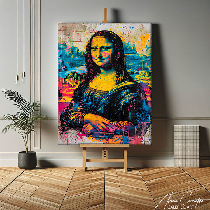 tableau mona lisa pop art