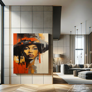 peinture africaine femme