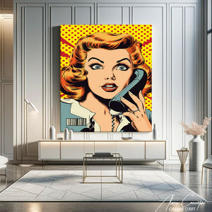 tableau pop art vintage