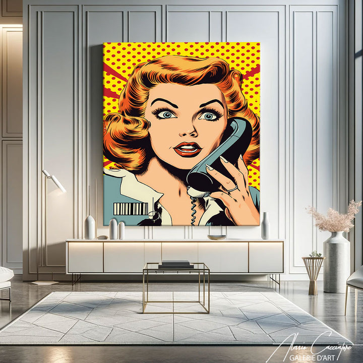 tableau pop art vintage