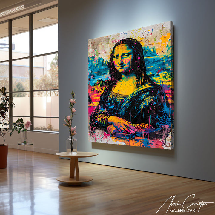 tableau pop art mona lisa