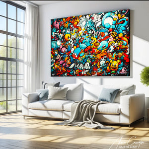 Tableau Street Art Artiste