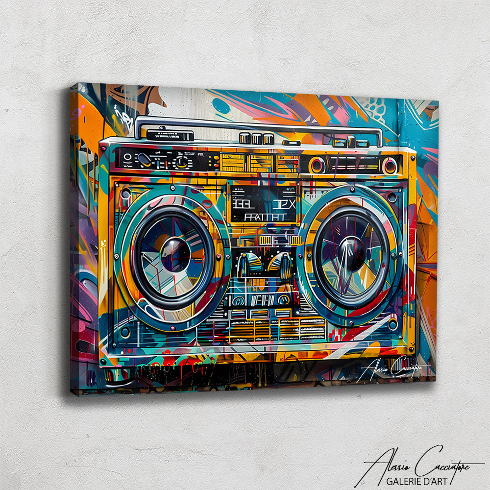 Tableau Toile Street Art