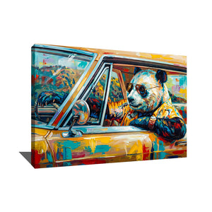 Tableau Panda Coloré