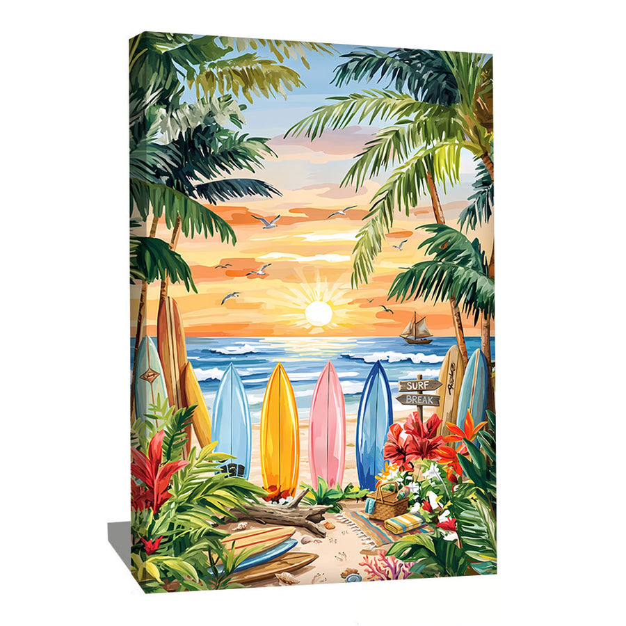 Tableau Planche De Surf