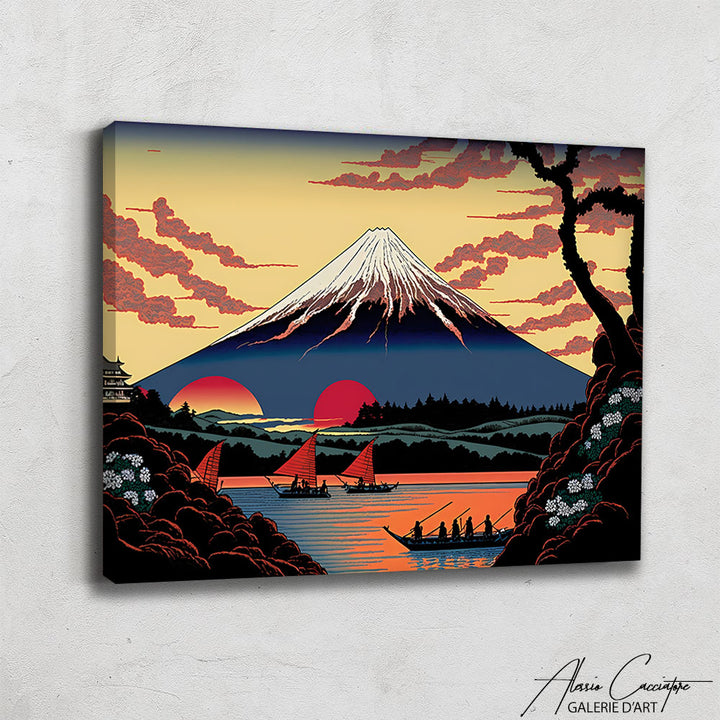 Tableau Japonais Mont Fuji