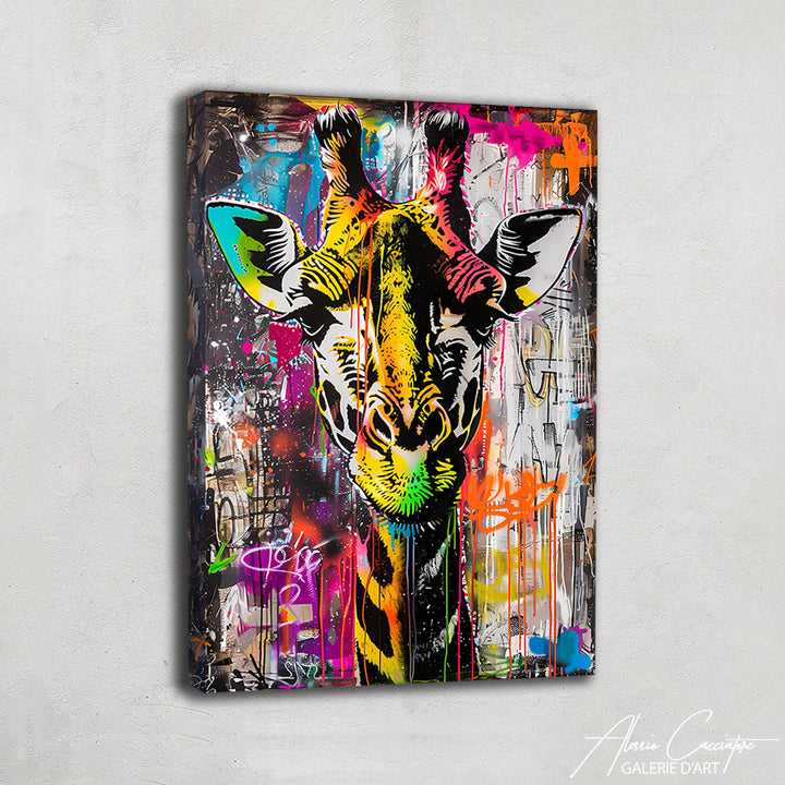 Image Peinture Girafe
