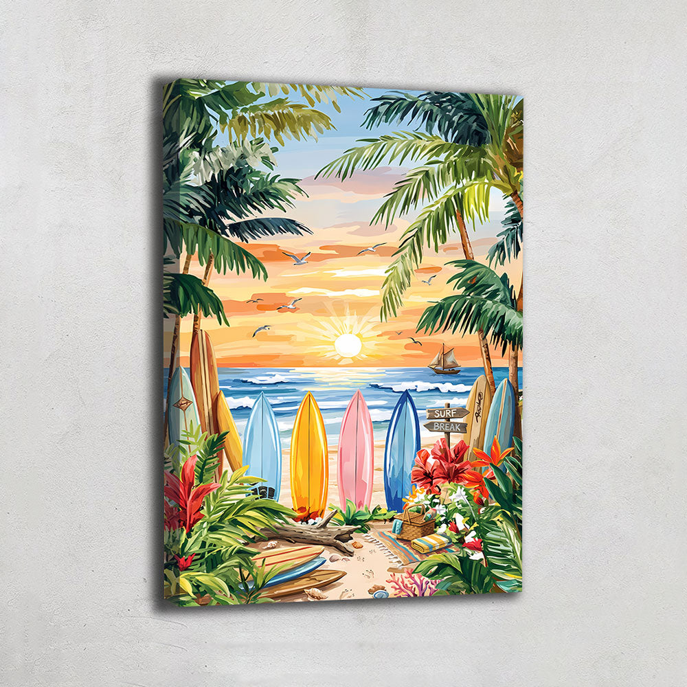 Tableau Planche De Surf