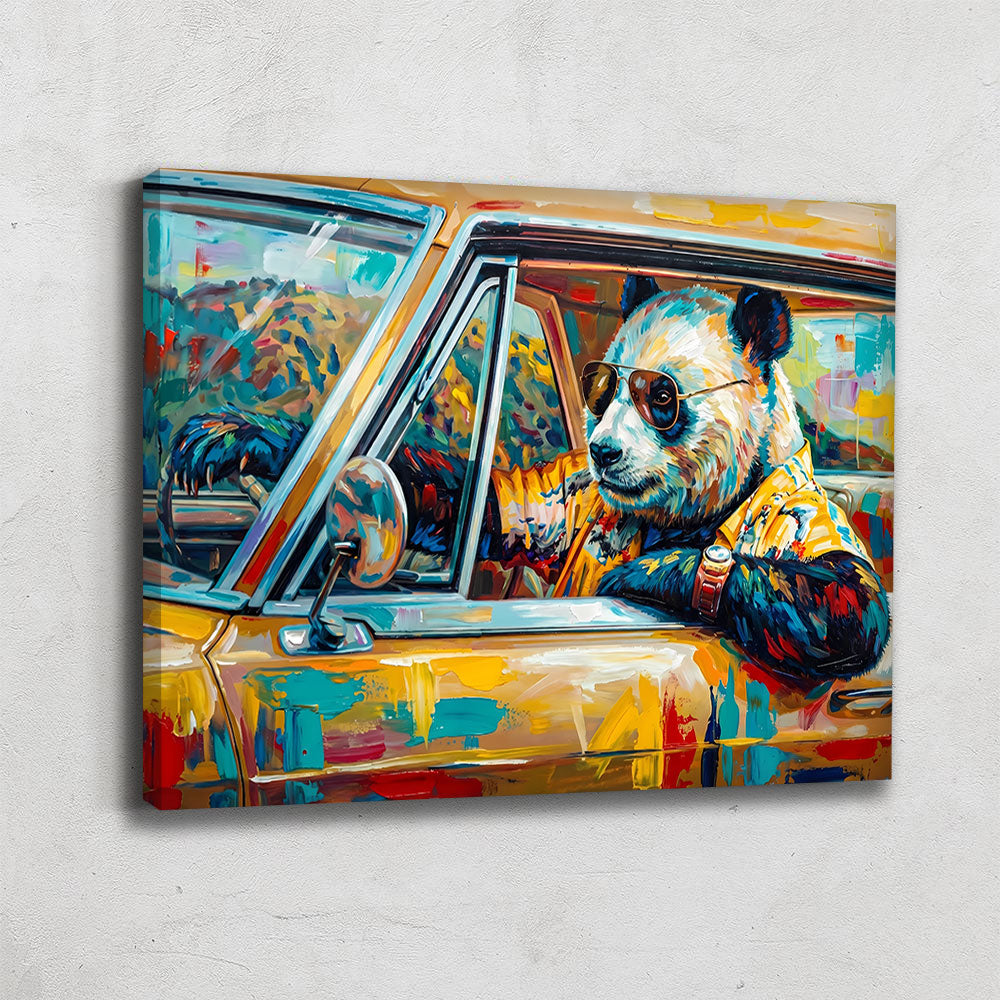 Tableau Panda Coloré