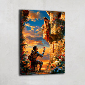 Peinture Romantique Chevalier