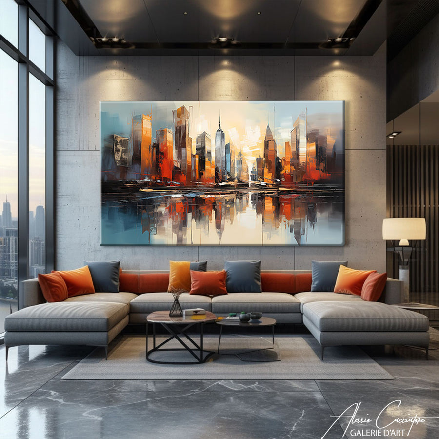 Peinture Abstraite New York – mise en situation