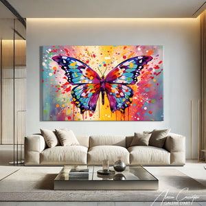 tableau aquarelle papillon