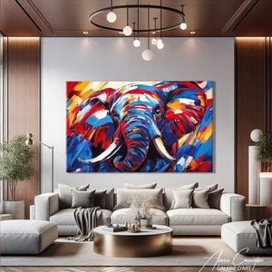 Cadre mural éléphant
