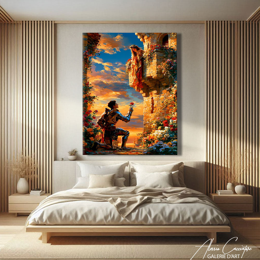 Tableau Romantique Chevalier