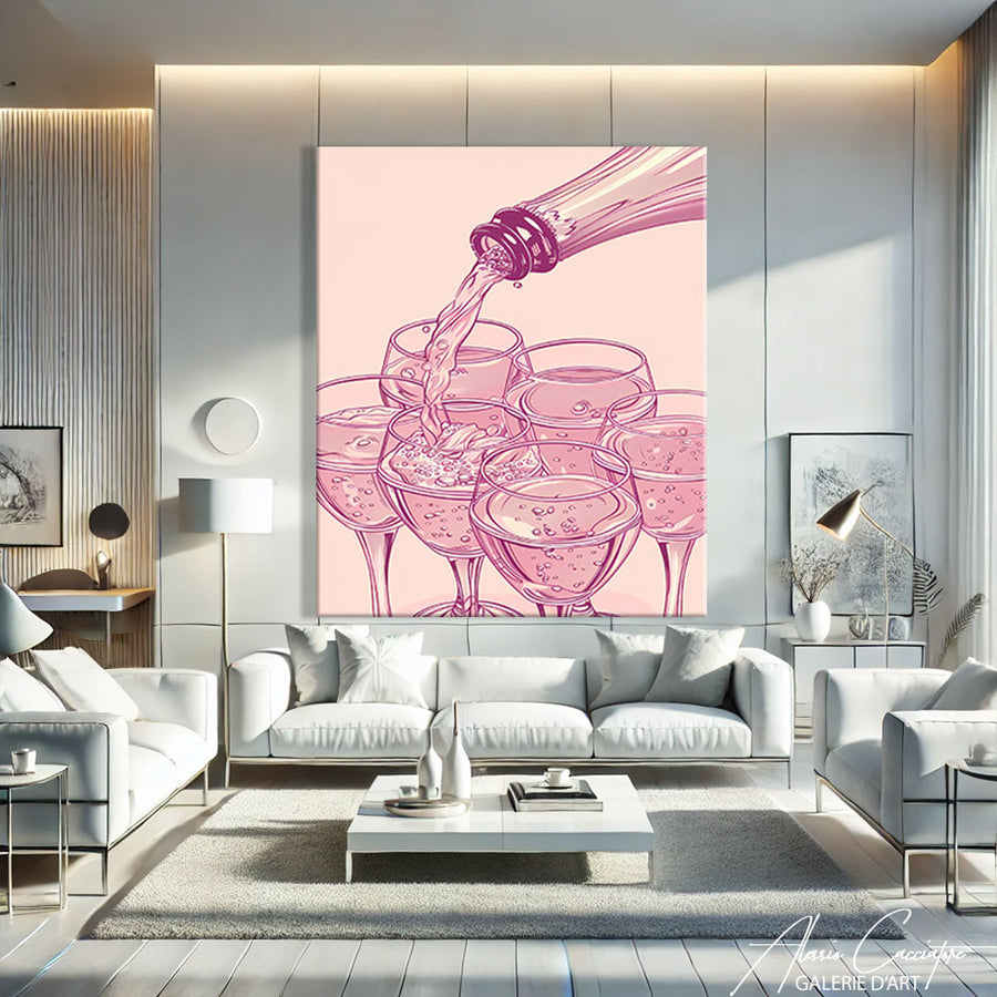 Tableau de Champagne
 – mise en situation
