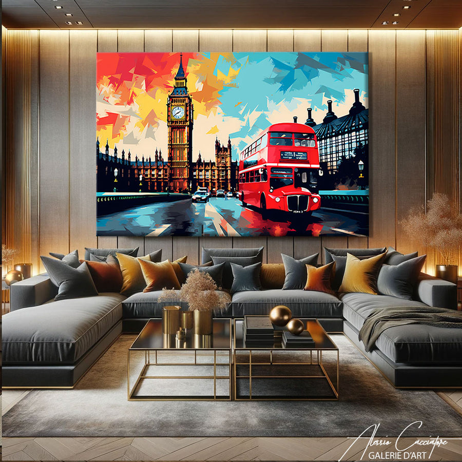 tableau design london  – mise en situation