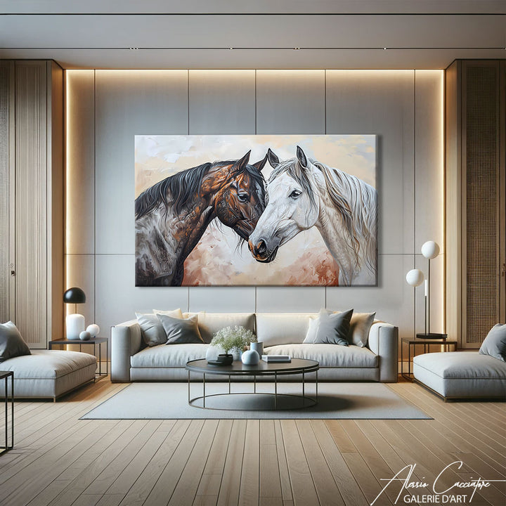 Tableau Cheval Peinture
