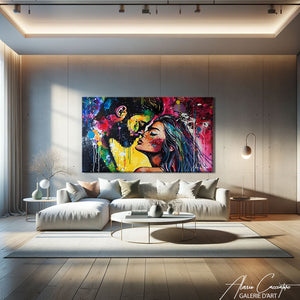 tableau couple abstrait