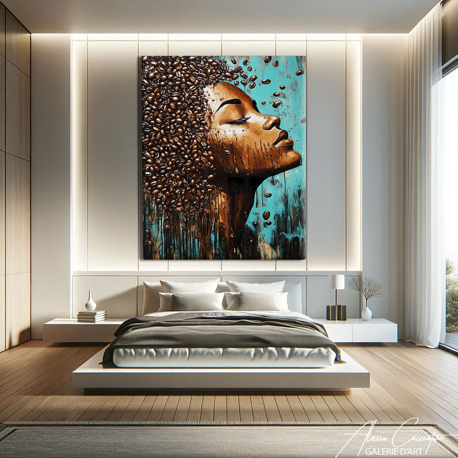 tableau femme africaine – mise en situation