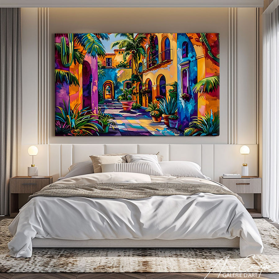 Tableau oriental moderne – mise en situation
