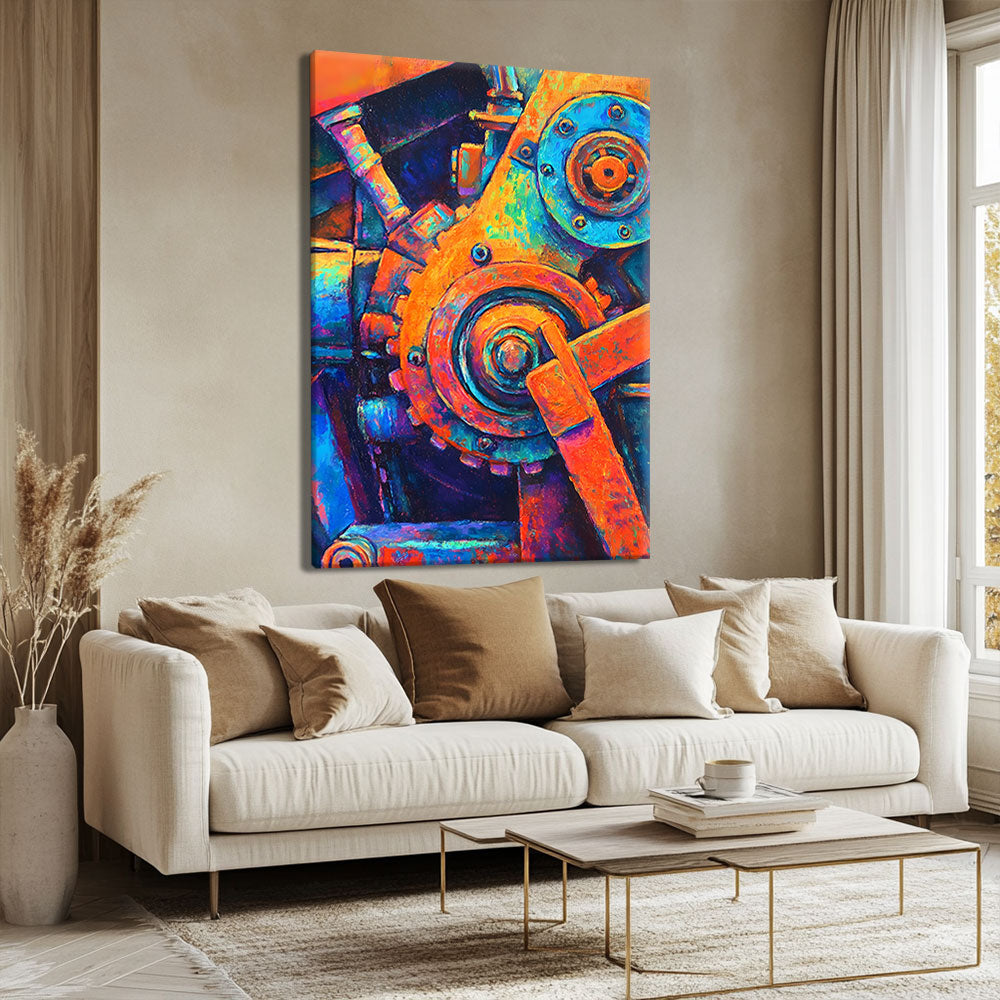 Toile Tableau Style Industriel