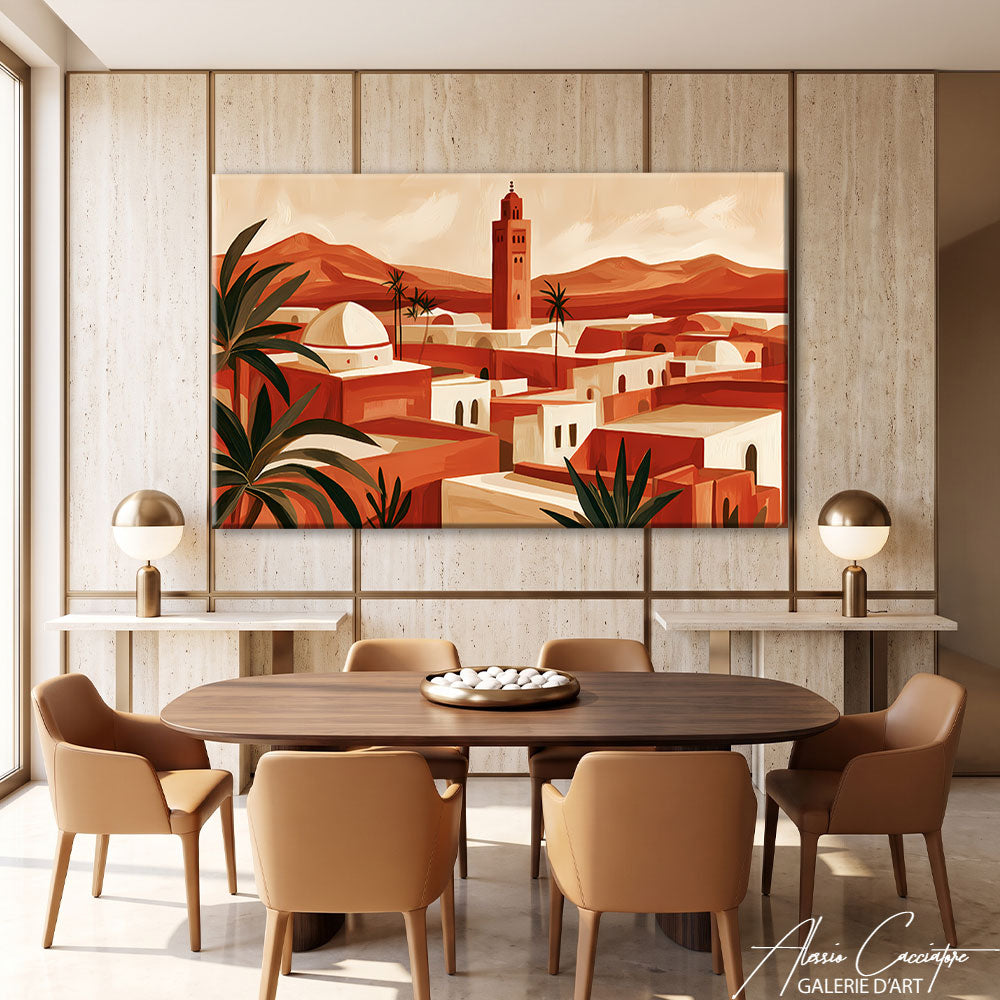 Affiche Terracotta Maroc