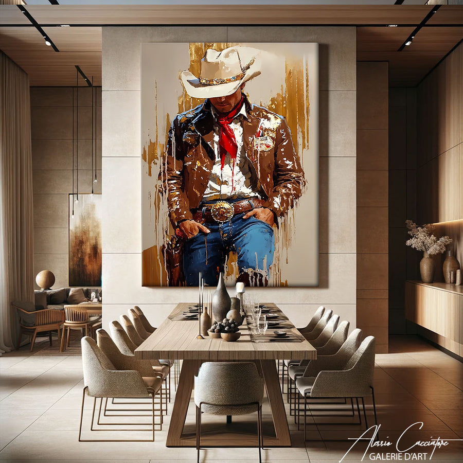 Tableau Cowboy – mise en situation