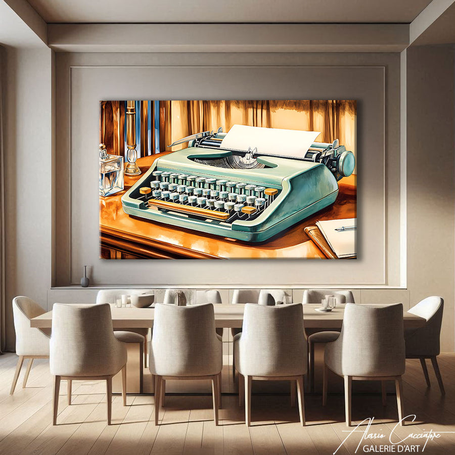 Tableau Vintage Coloré – mise en situation