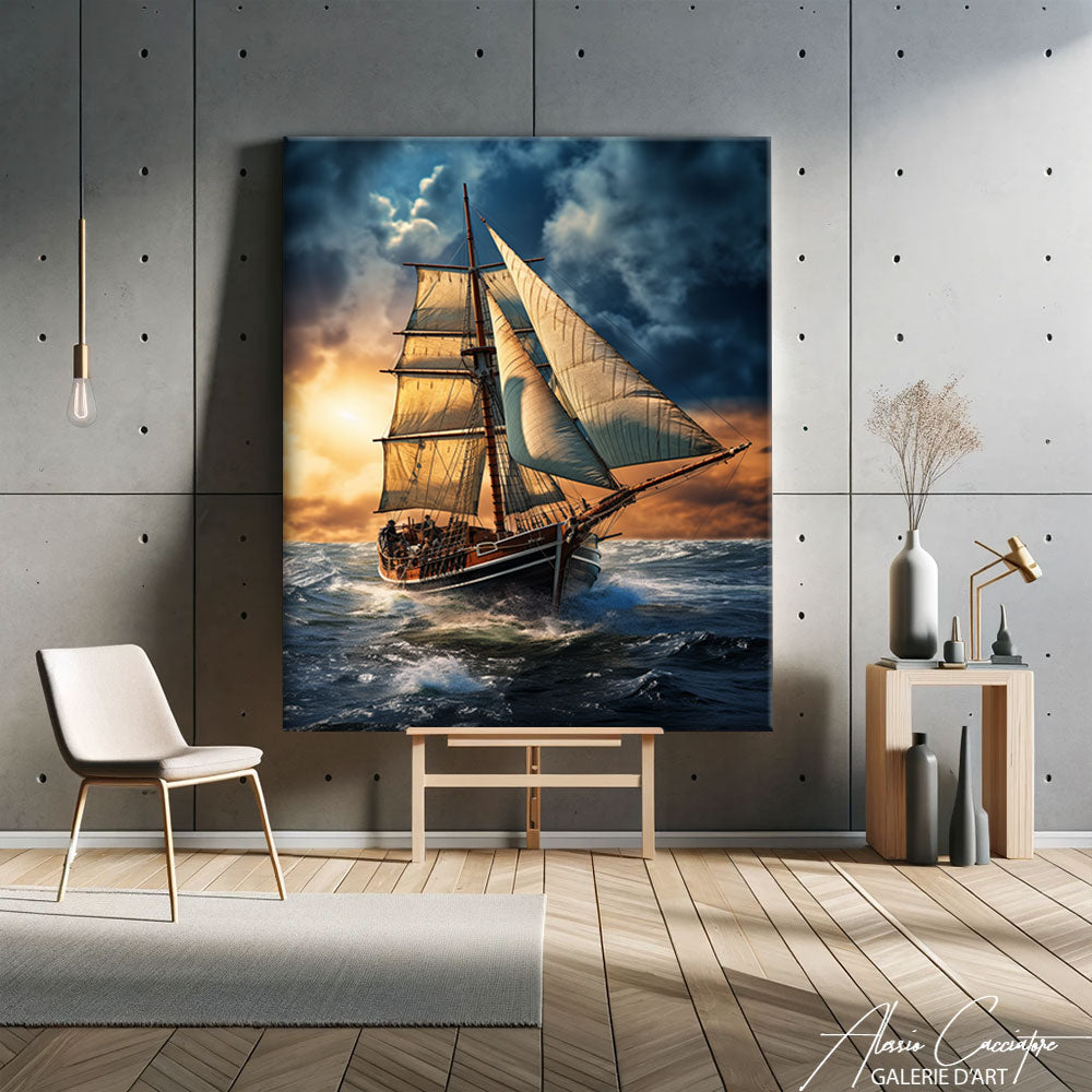 peinture tableau mer