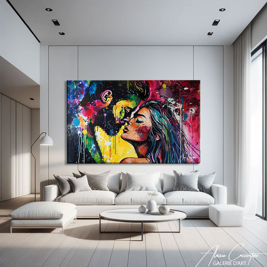 Tableau de Couple Amoureux – mise en situation