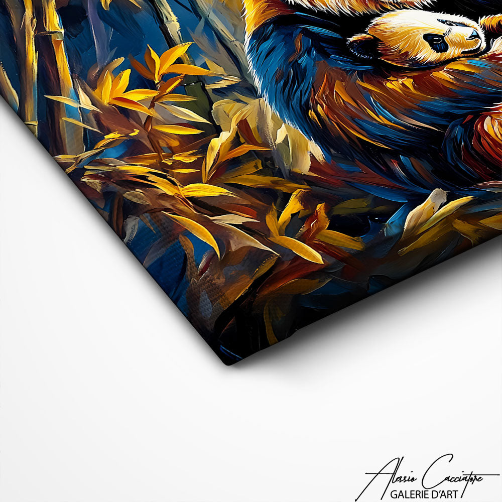 Art Mural Panda Enfant