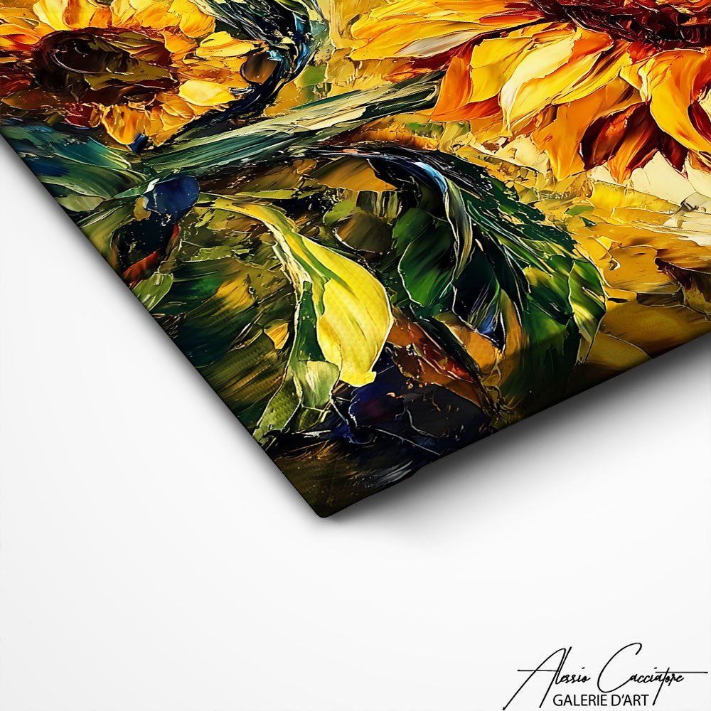Art Mural De Tournesol