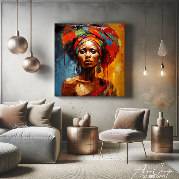 Peinture Africaine à Huile