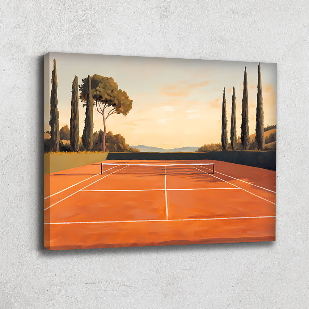Peinture Court Tennis