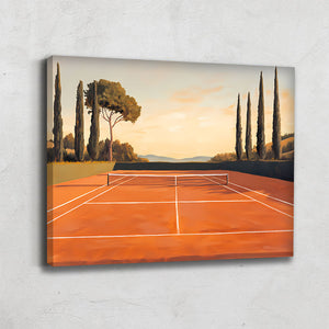 Peinture Court Tennis