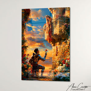 Cadre Romantique Chevalier