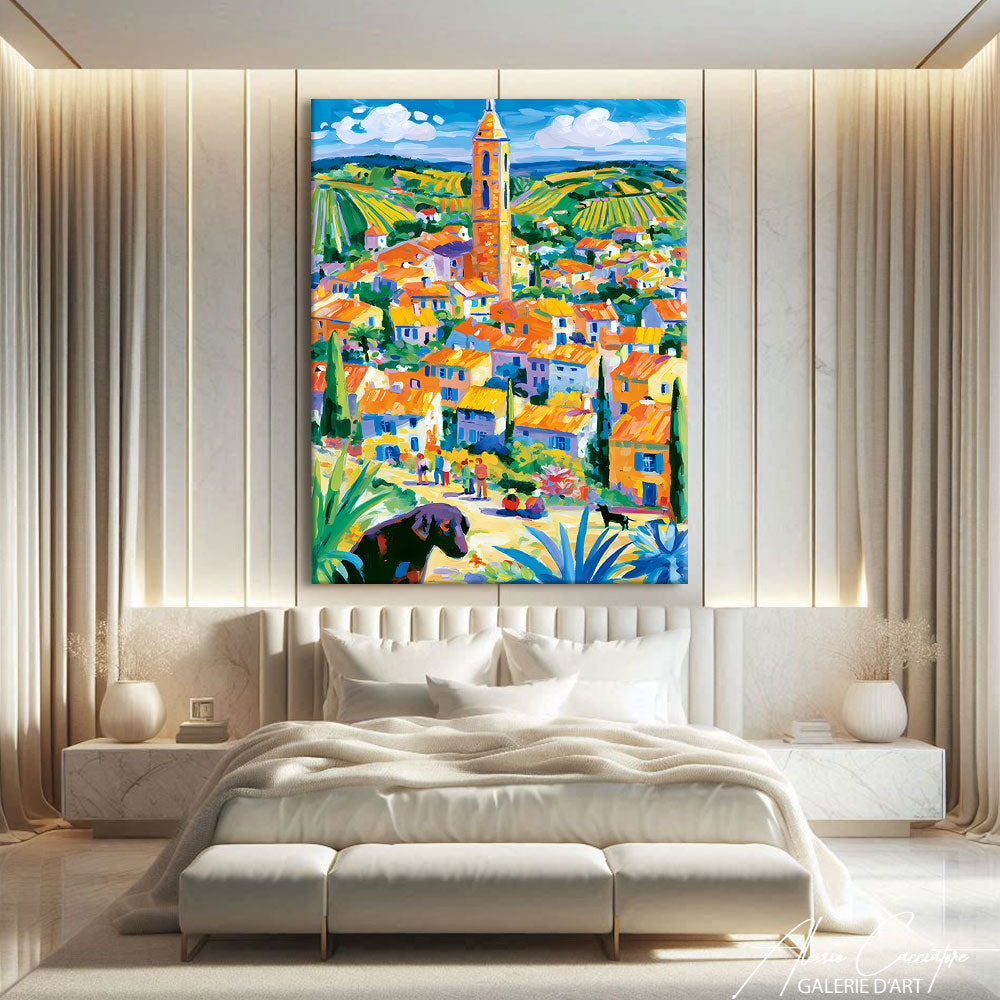Toile Aquarelle Provence