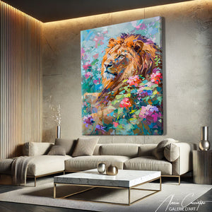 TABLEAU LION MODERNE
