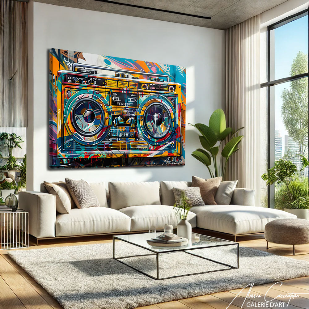 TABLEAU MUSIQUE STREET ART
