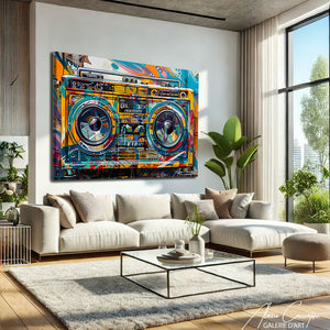 TABLEAU MUSIQUE STREET ART
