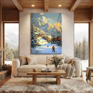 Toile Hiver Neige