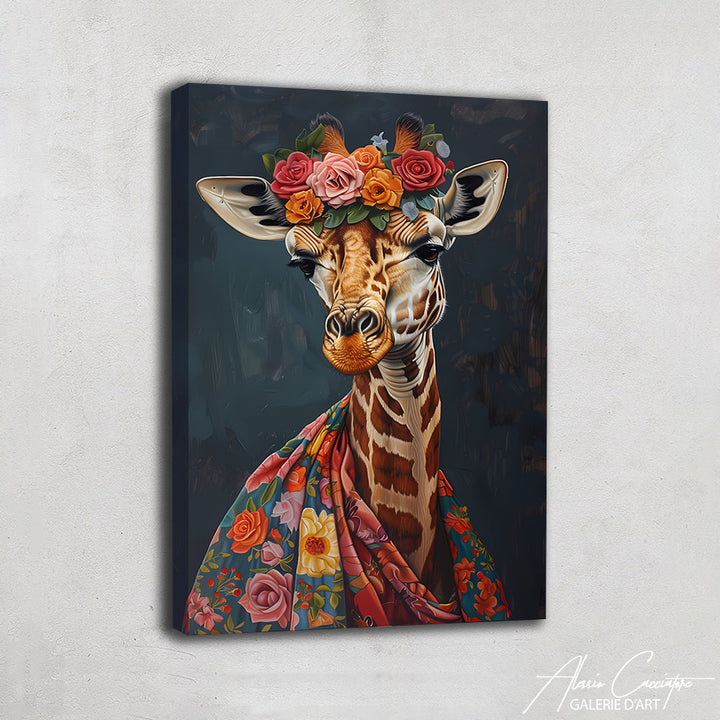 Toile Photo Girafe