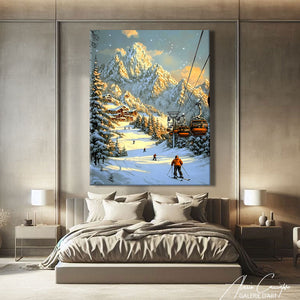 Tableau Hiver Neige