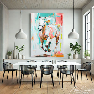 Cadre Cheval Ancien