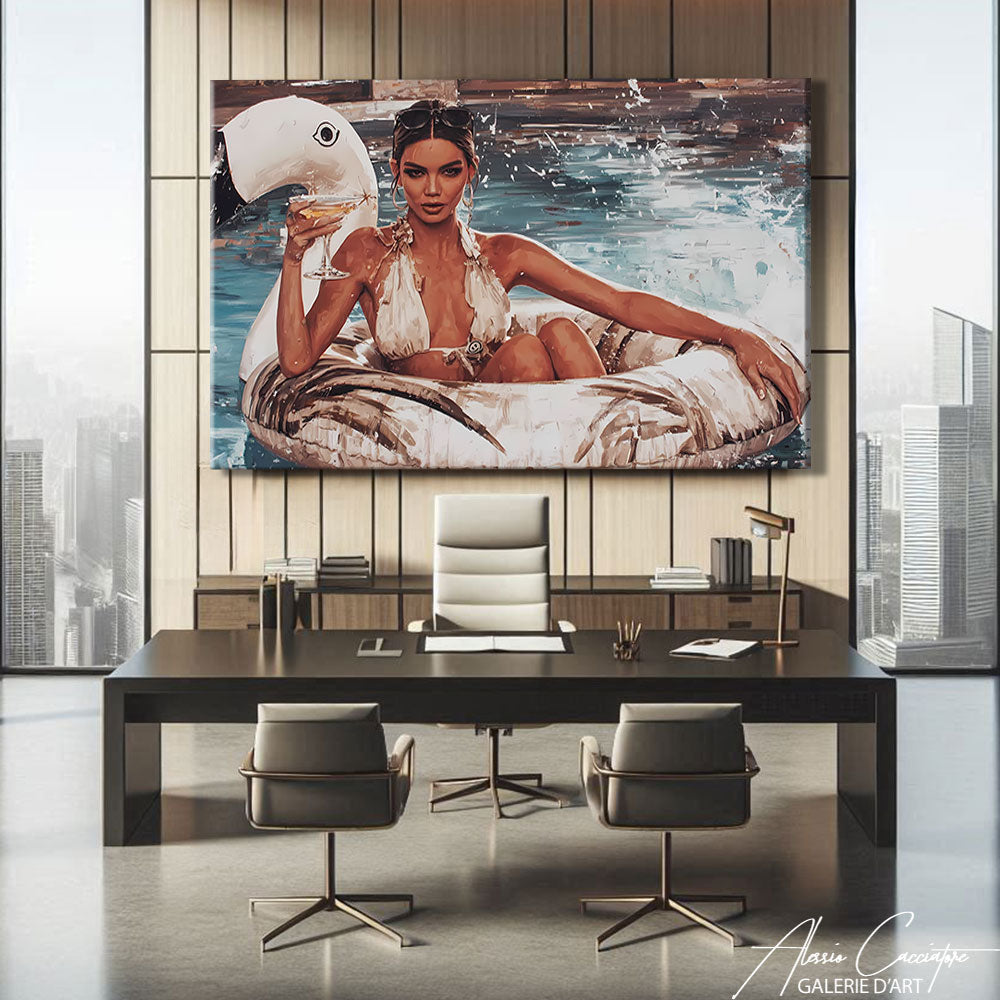 Tableau Sensuel Abstrait